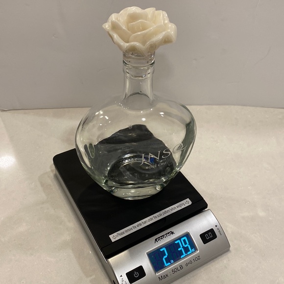 JNSQ Rose Cru Beautiful Empty Bottle Repurpose was wine decanter or bath… - Picture 13 of 14